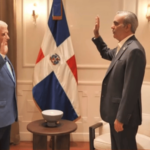 El presidente Luis Abinader juramenta a los nuevos ministros de Obras Públicas y Comunicaciones, y de Educación - Imagen