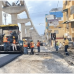 Ministro de Obras Públicas supervisa asfaltado en avenidas afectadas por construcción del monorriel en Santiago - Imagen
