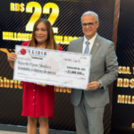LEIDSA entrega 22 millones a enfermera a la ganadora 485 del Loto. - Imagen