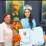 Melissa Núñez regresa a La Vega como Miss República Dominicana Universo 2026 y recibe el respaldo unánime de las autoridades locales - Imagen